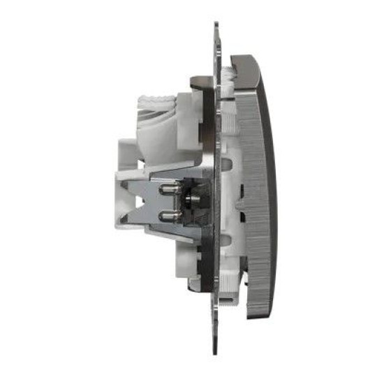 Вимикач Schneider Electric Sedna Design & Elements з підсвіткою матовий алюміній SDD170101L