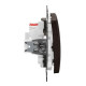 Кнопковий двоклавішний вимикач Schneider Electric Sedna Design & Elements венге SDD181118
