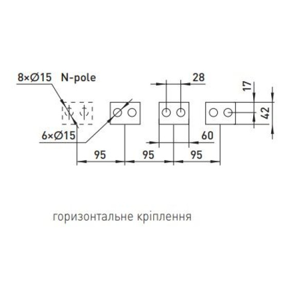 Повітряний автоматичний вимикач E.Next e.industrial.acb.2000F.800 400В 3Р з мотор-приводом та РН (i081115)