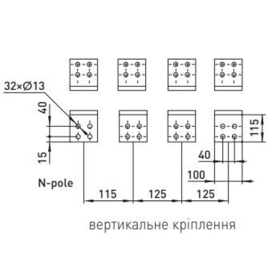 Повітряний автоматичний вимикач E.Next e.industrial.acb.3200D.3200 400В 3Р з мотор-приводом та РН (i081127)