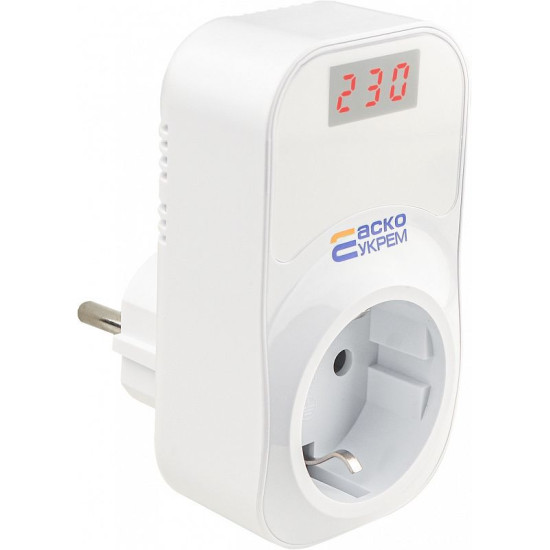 Реле контролю напруги Аско-Укрем URate S-16 AC 230V 16A (5 ... 999с)
