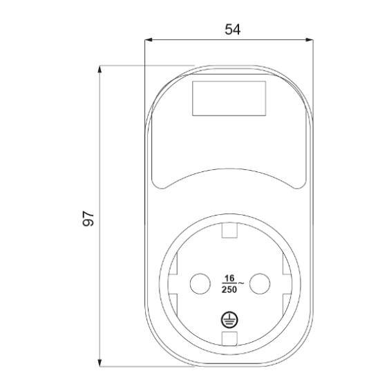 Реле контролю напруги Аско-Укрем URate S-16 AC 230V 16A (5 ... 999с)