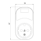 Реле контролю напруги Аско-Укрем URate S-16 AC 230V 16A (5 ... 999с)