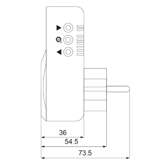 Реле контролю напруги Аско-Укрем URate S-16 AC 230V 16A (5 ... 999с)
