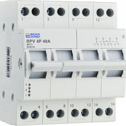 Вимикач-роз`єднувач Аско-Укрем (І-0-ІІ) RPV 4P 40A (A0010220012)