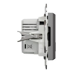 USB розетка Schneider Electric Asfora EPH2700371 USB/Type-C 2,4А антрацит