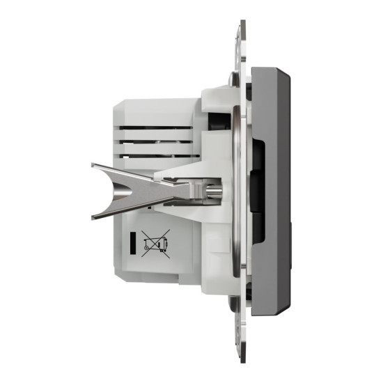 USB розетка Schneider Electric Asfora EPH2700371 USB/Type-C 2,4А антрацит