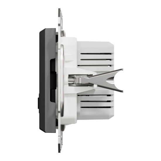 USB розетка Schneider Electric Asfora EPH2700371 USB/Type-C 2,4А антрацит