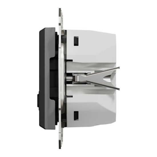 USB розетка Schneider Electric Asfora EPH2700471 USB/Type-C 3А 45Вт антрацит