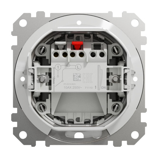 Одноклавішний вимикач Schneider Electric Sedna Design SDD211101 IP44 білий