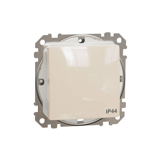 Одноклавішний вимикач Schneider Electric Sedna Design SDD212101 IP44 бежевий