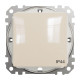 Одноклавішний вимикач Schneider Electric Sedna Design SDD212101 IP44 бежевий