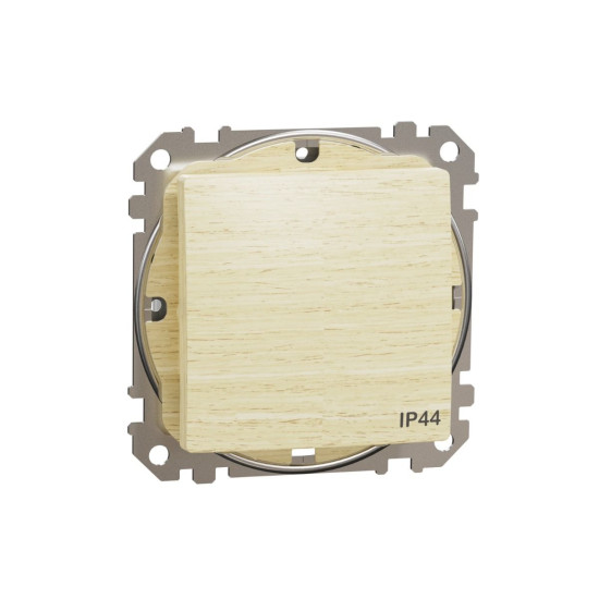 Одноклавішний вимикач Schneider Electric Sedna Elements SDD280101 IP44 береза