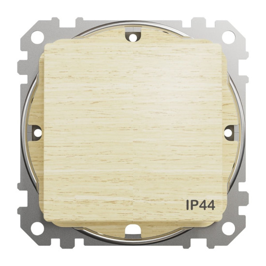 Одноклавішний вимикач Schneider Electric Sedna Elements SDD280101 IP44 береза