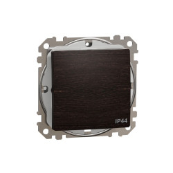 Одноклавішний вимикач Schneider Electric Sedna Elements SDD281101 IP44 венге