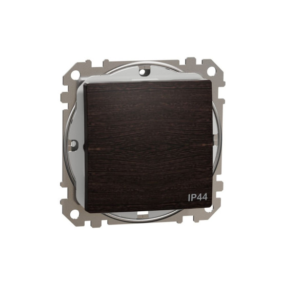 Одноклавішний вимикач Schneider Electric Sedna Elements SDD281101 IP44 венге