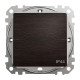 Одноклавішний вимикач Schneider Electric Sedna Elements SDD281101 IP44 венге