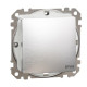 Одноклавішний вимикач Schneider Electric Sedna Elements SDD270101 IP44 матовий алюміній