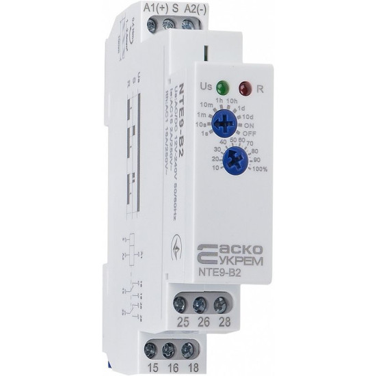 Реле часу Аско-Укрем NTE9-B2 DPDT (A0010240004)