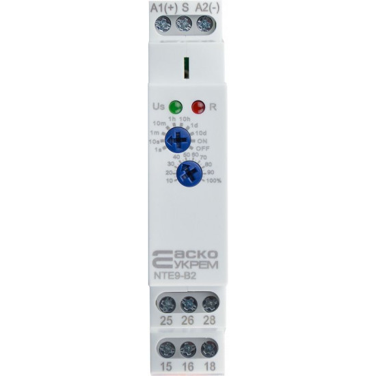 Реле часу Аско-Укрем NTE9-B2 DPDT (A0010240004)