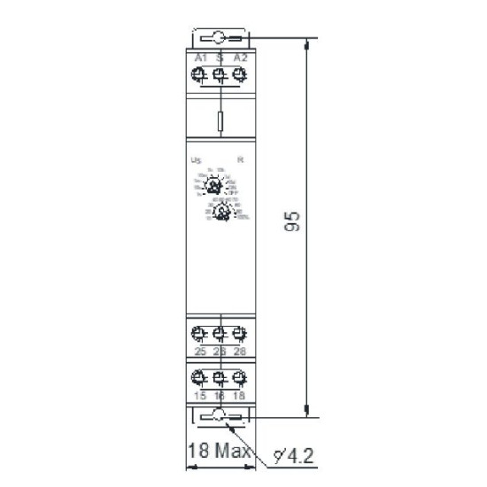 Реле часу Аско-Укрем NTE9-B2 DPDT (A0010240004)