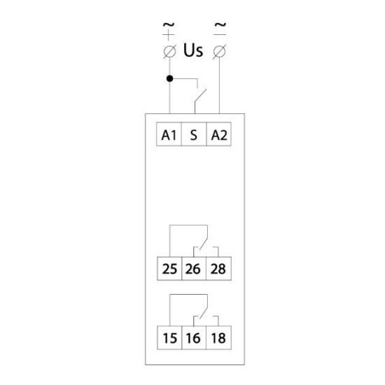 Багатофункціональне реле часу Аско-Укрем NTE9-M2 DPDT (A0010240006)