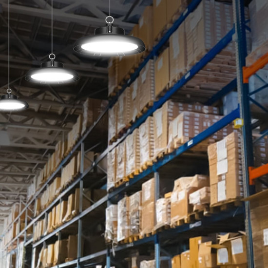 Індустріальний LED світильник Eurolamp UFO 150Вт 5000K IP65 (LED-UFO-150/50)