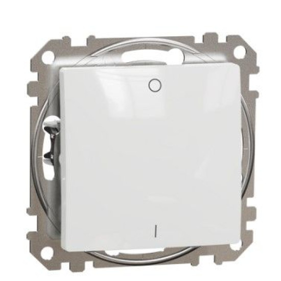 Двополюсний  вимикач Schneider Electric Sedna Design & Elements білий SDD111102