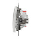 Двополюсний  вимикач Schneider Electric Sedna Design & Elements білий SDD111102