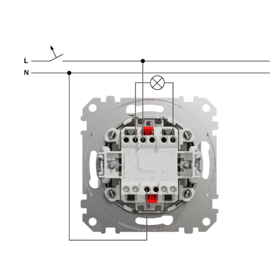 Двополюсний  вимикач Schneider Electric Sedna Design & Elements білий SDD111102