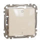 Двополюсний вимикач Schneider Electric Sedna Design & Elements бежевий SDD112102