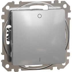 Двополюсний вимикач Schneider Electric Sedna Design & Elements алюміній SDD113102