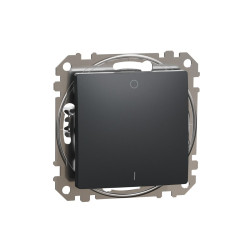 Двополюсний вимикач Schneider Electric Sedna Design & Elements чорний SDD114102