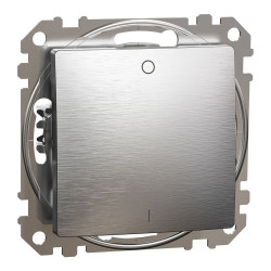 Двополюсний вимикач Schneider Electric Sedna Design & Elements матовий алюміній SDD170102