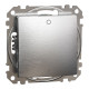 Двополюсний вимикач Schneider Electric Sedna Design & Elements матовий алюміній SDD170102