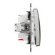 Двополюсний вимикач Schneider Electric Sedna Design & Elements матовий алюміній SDD170102