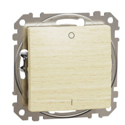 Двополюсний вимикач Schneider Electric Sedna Design & Elements береза SDD180102