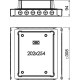 Монтажна коробка OBO Bettermann (7400351) UDS6 для наливних підлог люків GES6 h=65…90мм