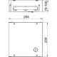 Монтажна коробка OBO Bettermann (7427430) BOX4 205х205мм, h=70-100мм