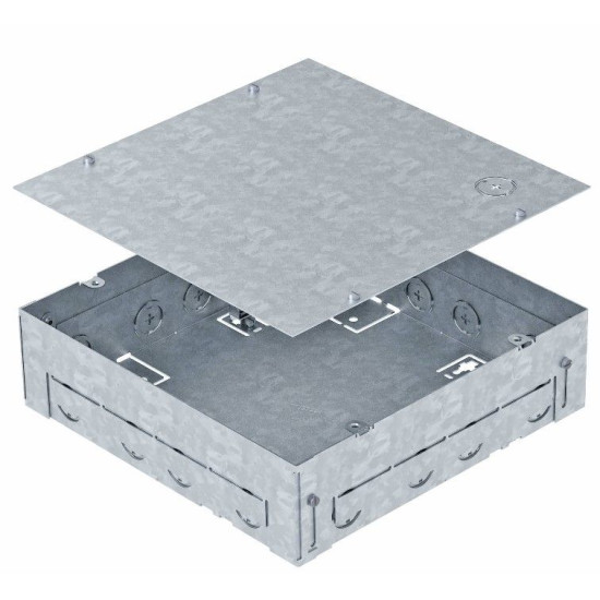 Монтажна коробка OBO Bettermann (7427432) BOX9 246x246мм h=70-100мм