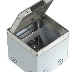 Розетковий люк OBO Bettermann (7368342) UDHOME2 2 пости 45x45 (h=110...135мм)