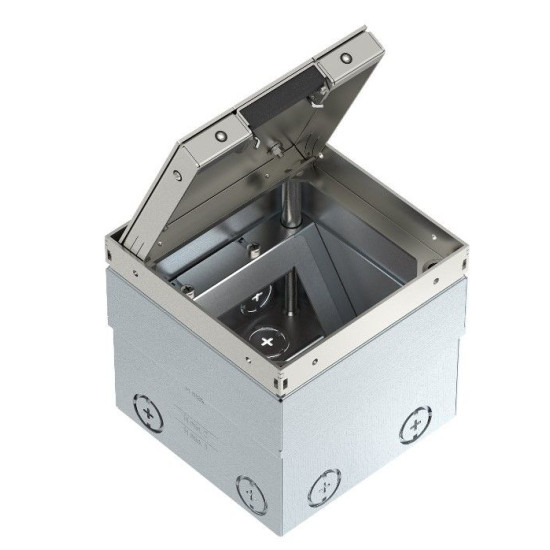 Розетковий люк OBO Bettermann (7368342) UDHOME2 2 пости 45x45 (h=110...135мм)