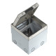 Розетковий люк OBO Bettermann (7368342) UDHOME2 2 пости 45x45 (h=110...135мм)