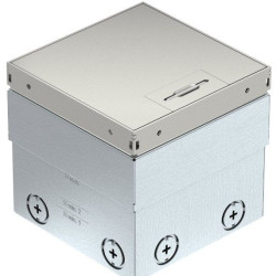 Розетковий люк OBO Bettermann (7368342) UDHOME2 2 пости 45x45 (h=110...135мм)
