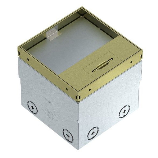 Розетковий люк OBO Bettermann (7368346) UDHOME2 2 пости 45x45 для покриття 15м (h=110...135мм)