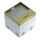 Розетковий люк OBO Bettermann (7368346) UDHOME2 2 пости 45x45 для покриття 15м (h=110...135мм)
