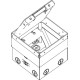 Розетковий люк OBO Bettermann (7368346) UDHOME2 2 пости 45x45 для покриття 15м (h=110...135мм)