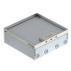 Розетковий люк OBO Bettermann (7427324) UDHOME9 12 постів 45x45 для покриття 15мм (h=95...125мм) 250x250x95мм без супортів (+ 3x UT4)