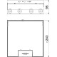 Розетковий люк OBO Bettermann (7427328) UDHOME9 12 постів 45x45 для покриття 15мм (h=95...125мм) без супортів (+ 3x UT4)