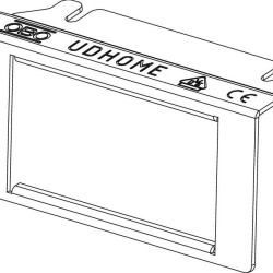 Супорт-рамка OBO Bettermann (7368485) для UDHOME ONE 2x Modul45
